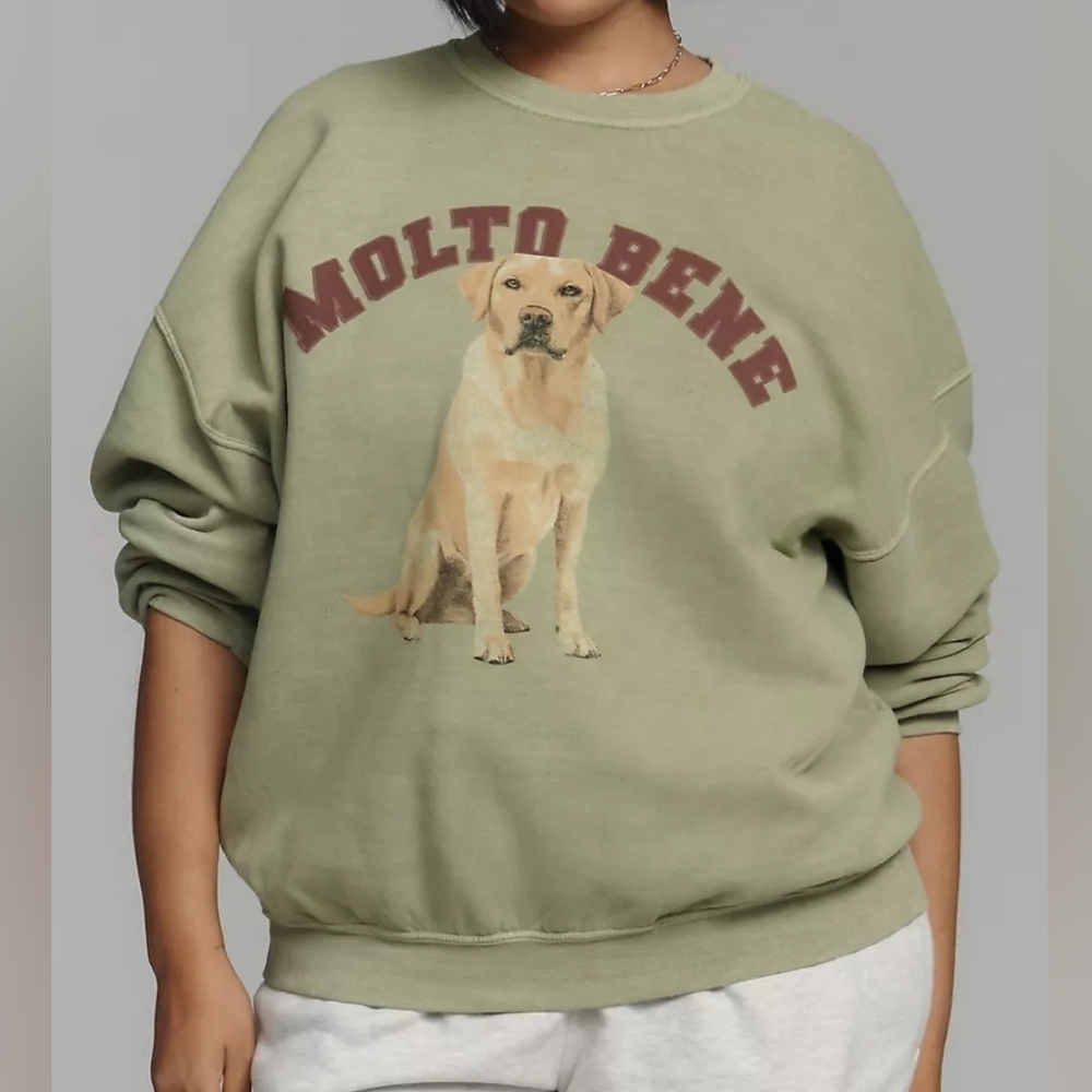 Anthropologie Dogs Graphic Sweatshirt - Picture 2 of 9